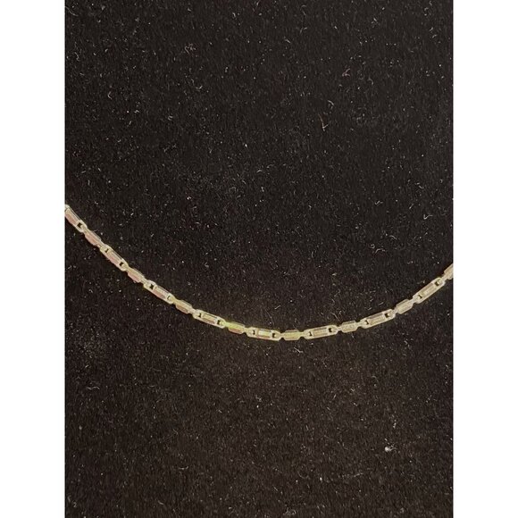 18" Sterling Silver 925 Chain S-Hook Clasp Jewelry - Picture 2 of 5